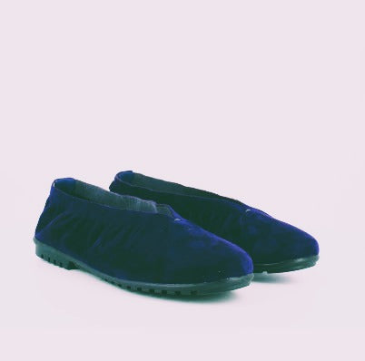 The Full Coverage Ballet with Elastic Top Line in Navy