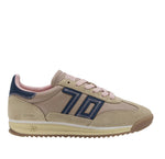 Load image into Gallery viewer, The Retro Jogger Sneaker in Camel Navy Pink
