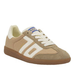 Load image into Gallery viewer, The Retro Soccer Lace Sneaker in Sand Milk
