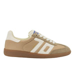Load image into Gallery viewer, The Retro Soccer Lace Sneaker in Sand Milk
