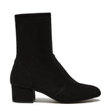 Load image into Gallery viewer, The Block Heel Stretch Ankle Boot in Black
