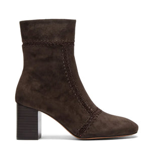 The Crochet Stitch Bootie in Chocolate