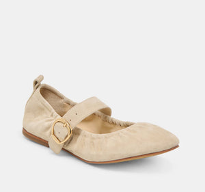 The Elastic Top Line MaryJane Ballet in Sesame