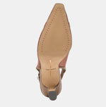 Load image into Gallery viewer, The Mesh Slingback Pump with Belt Detail in Espresso
