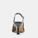 Load image into Gallery viewer, The Mesh Slingback Pump with Belt Detail in Onyx
