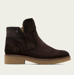 Load image into Gallery viewer, The Low Heel Casual Bootie in Moka
