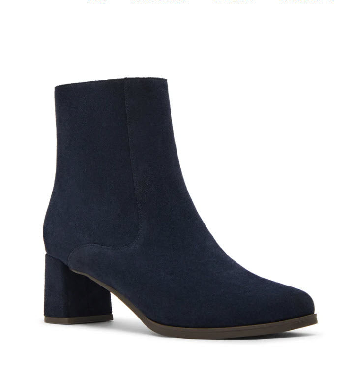 The Waterproof Dress Bootie in Navy