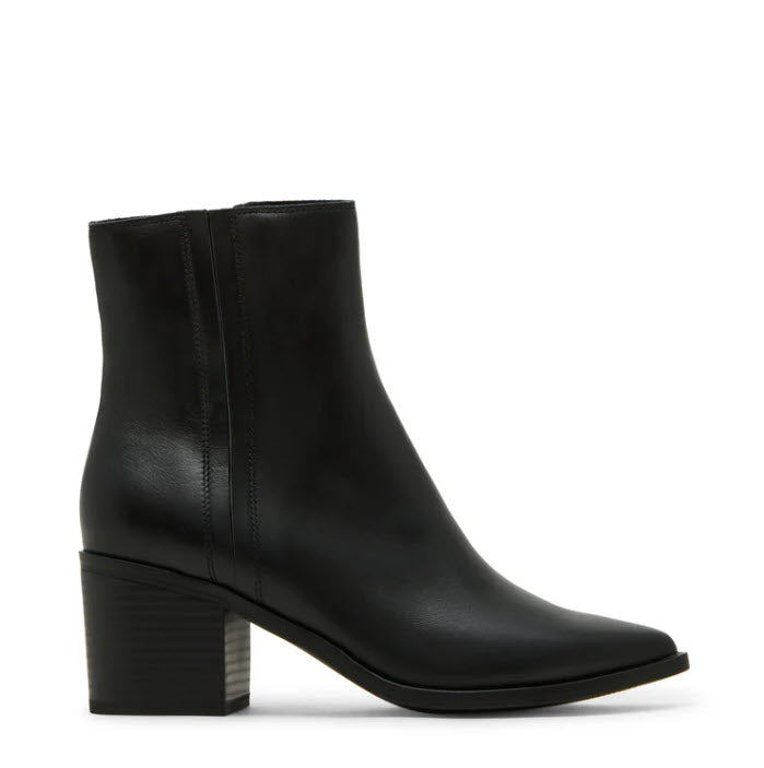 The Waterproof Pointed Bootie in Black