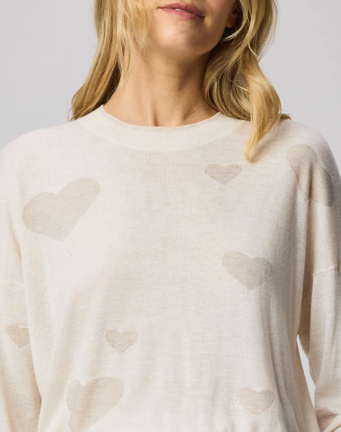 The Heart Sweater in Oak