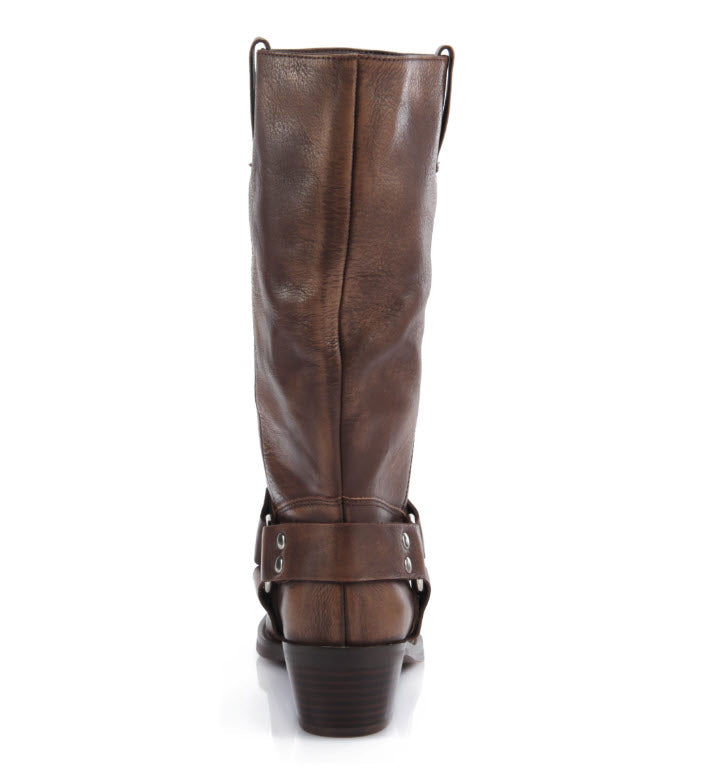 The Harness Boot in Smokey Brown