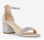 Load image into Gallery viewer, The Rhinestone Sandal in Champagne
