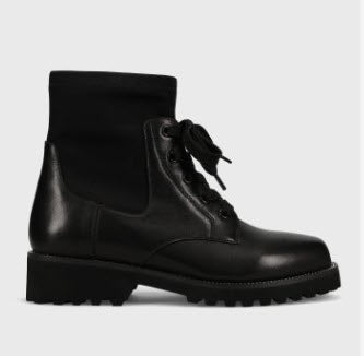 The Lace Bootie in Black