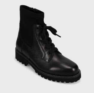 The Lace Bootie in Black