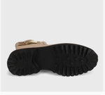 Load image into Gallery viewer, The Lace Combat Bootie in Moonlight
