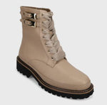 Load image into Gallery viewer, The Lace Combat Bootie in Moonlight
