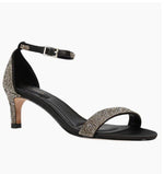 Load image into Gallery viewer, The Crystal Sandal in Black
