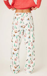 Load image into Gallery viewer, The Ski Dog Flannel Pant in White
