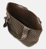 Load image into Gallery viewer, The Reversible Woven Tote in Army
