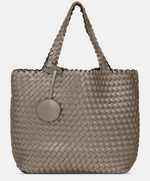Load image into Gallery viewer, The Reversible Woven Tote in Army
