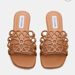 Load image into Gallery viewer, The Lotus Sandal in Tan
