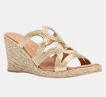 Load image into Gallery viewer, The Circle Design Espadrille in Platino
