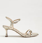 Load image into Gallery viewer, The Strappy Dress Sandal in Jute Gold
