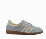 Load image into Gallery viewer, The Retro Soccer Lace Sneaker in Light Sky
