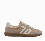 Load image into Gallery viewer, The Retro Soccer Lace Sneaker in Beige
