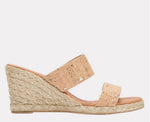 Load image into Gallery viewer, The Cork 2 Band Espadrille in Natural
