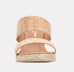 Load image into Gallery viewer, The Cork 2 Band Espadrille in Natural

