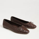 Load image into Gallery viewer, The Woven Ballet Flat in Tera Brown
