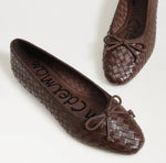 Load image into Gallery viewer, The Woven Ballet Flat in Tera Brown
