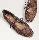 Load image into Gallery viewer, The Woven Maryjane Ballet in Modern Tera Brown

