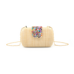 Load image into Gallery viewer, The Multi Stone Clutch in Khaki
