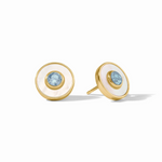 Load image into Gallery viewer, The Colette Stud in Chalcedony Blue
