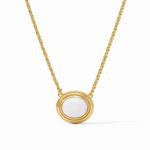 Load image into Gallery viewer, The Portofino Solitaire Necklace in White Jade
