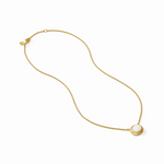 Load image into Gallery viewer, The Portofino Solitaire Necklace in White Jade
