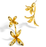 Load image into Gallery viewer, The Flower Ear Jacket in Gold

