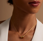 Load image into Gallery viewer, The Triple Charm Necklace in Gold
