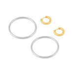 Load image into Gallery viewer, The Two In One Earring in Gold and Silver
