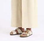 Load image into Gallery viewer, Sydney Luxe - The Birkenstock 2 Band Sandal in Graceful White
