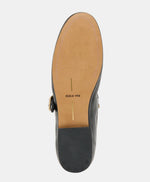 Load image into Gallery viewer, The Gold Charm MaryJane Flat in Black
