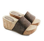 Load image into Gallery viewer, The Woven Cork Wedge in Copper
