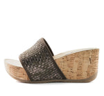 Load image into Gallery viewer, The Woven Cork Wedge in Copper
