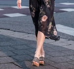 Load image into Gallery viewer, The Woven Cork Wedge in Copper
