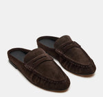 Load image into Gallery viewer, The Classic Loafer Mule in Chocolate
