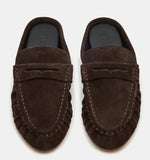 Load image into Gallery viewer, The Classic Loafer Mule in Chocolate
