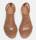Load image into Gallery viewer, The Mesh with Rhinestone Flat in Blush
