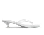 Load image into Gallery viewer, The Jelly Thong on Kitten Heel in Clear
