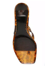 Load image into Gallery viewer, The Jelly Thong on Kitten Heel in Tortoise
